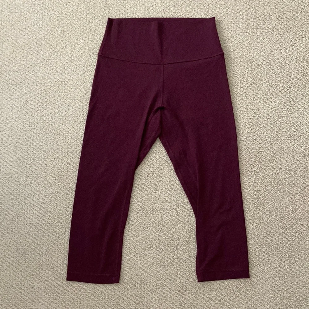 LULULEMON Align High Rise Crop 19” Dark Adobe 2017 Old Nulu HR Tight Size 6 EUC